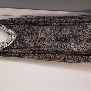 Beautiful Leopard Print Coverup w Side Splits